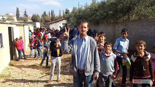 Syrian refugee's on Turkish/Syrian border